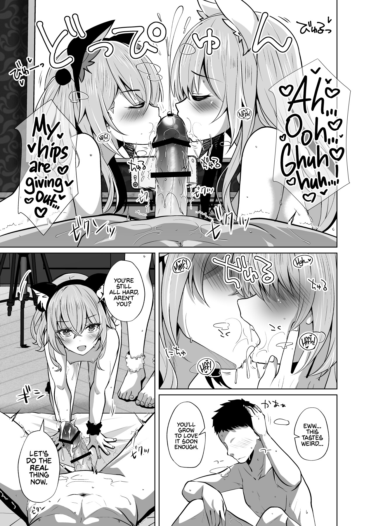 Hentai Manga Comic-Fucking Two Cosplayers for Free as We Pretend We're Streaming a Cucking Session-Read-12